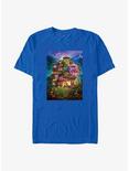 Disney Encanto Madrigal House Poster T-Shirt, ROYAL, hi-res