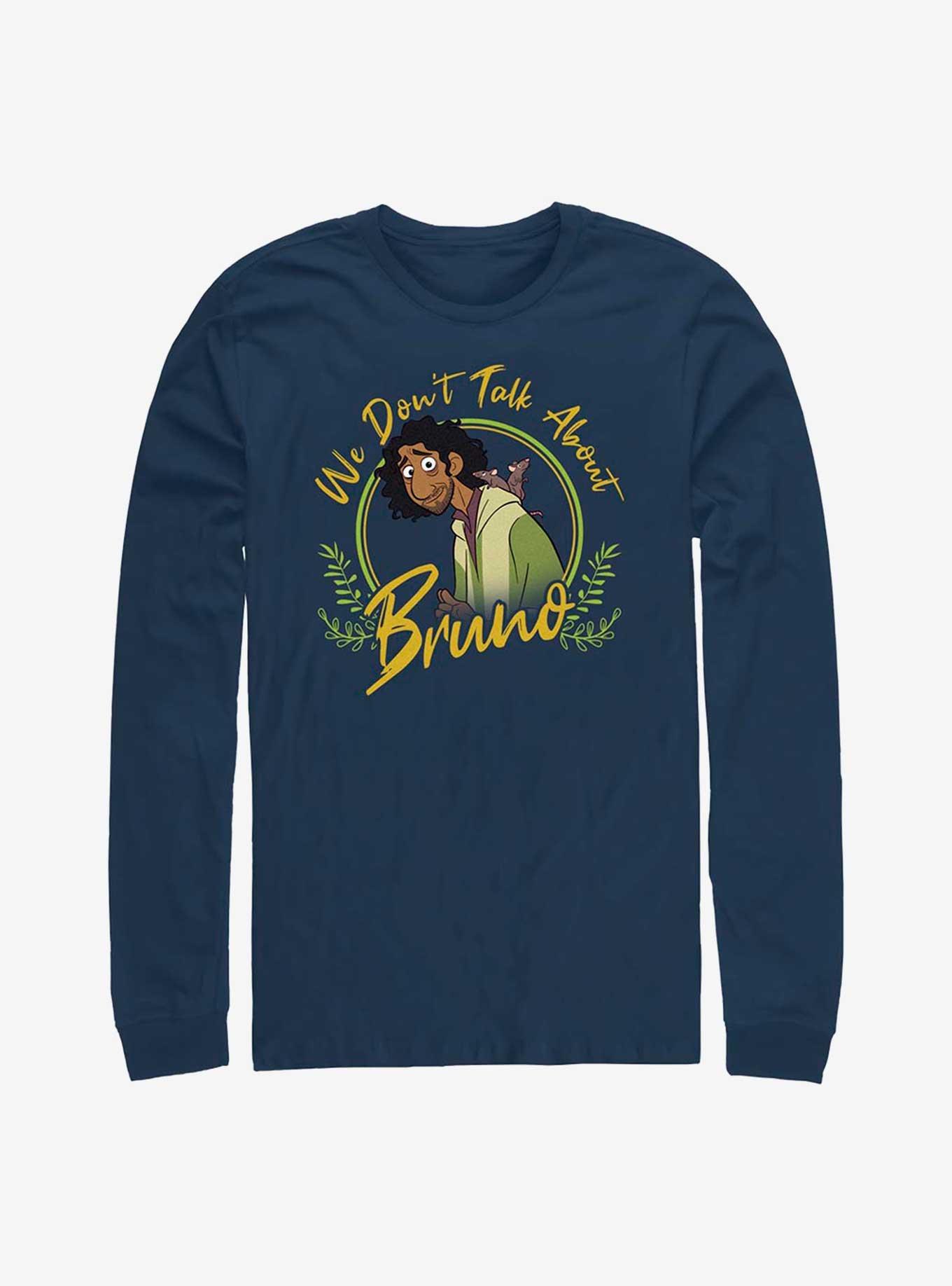 Disney Encanto We Don't Talk About Bruno Long-Sleeve T-Shirt, NAVY, hi-res