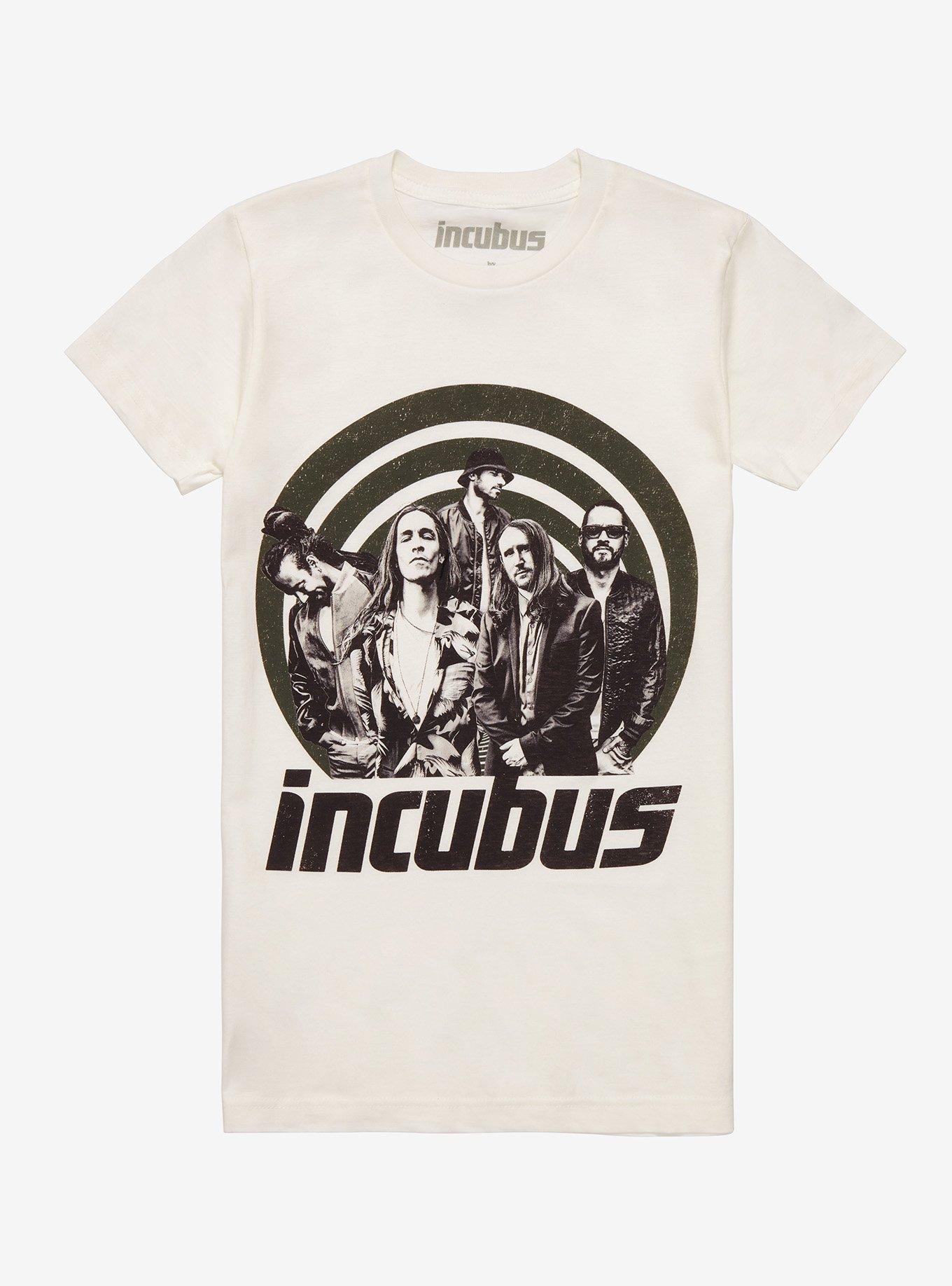 Incubus Group Target Boyfriend Fit Girls T-Shirt, CREAM, hi-res