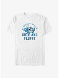 Disney Lilo & Stitch Fluffy And Cute Horoscope T-Shirt, WHITE, hi-res