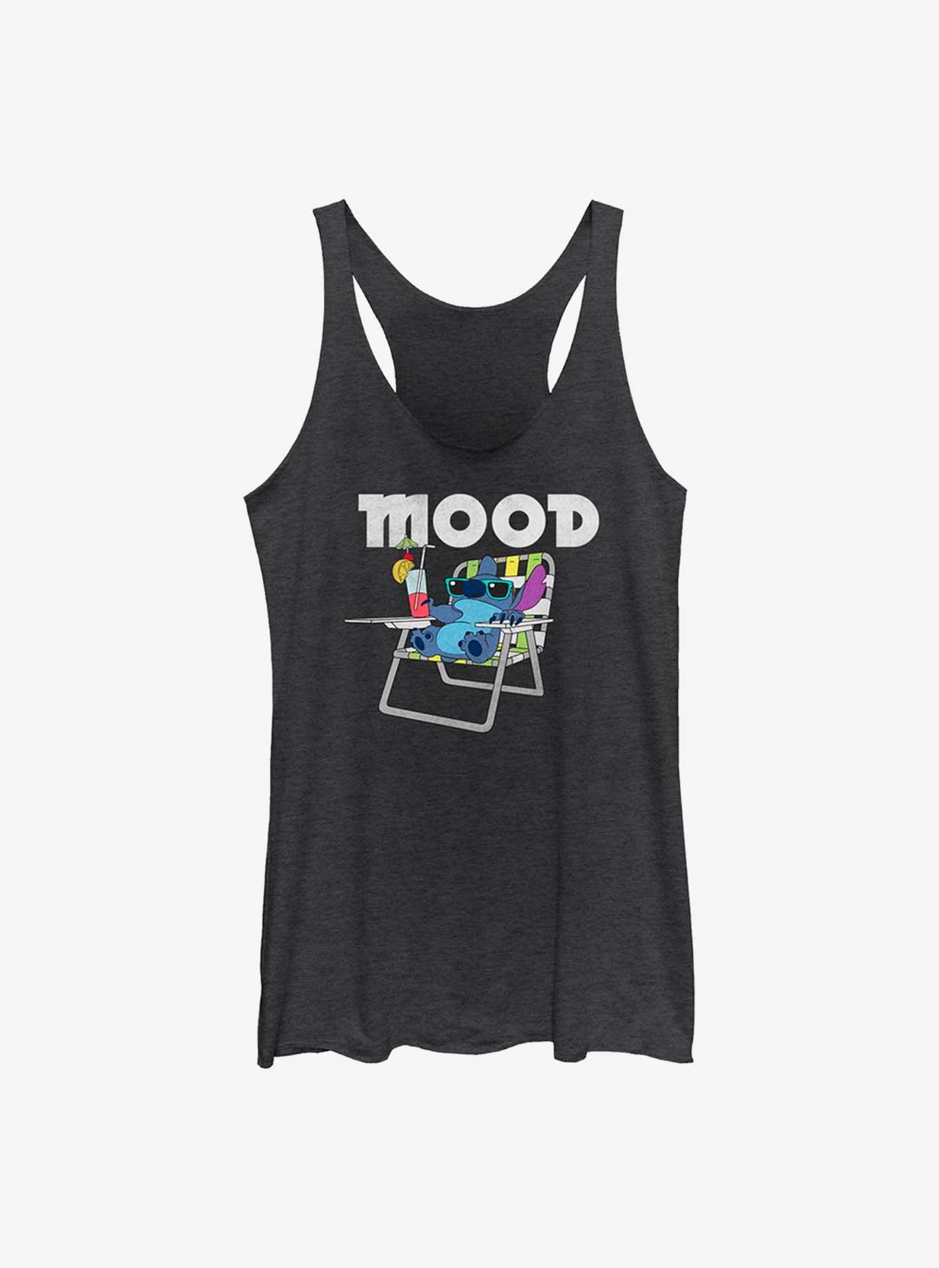 Disney Lilo & Stitch Mood Girls Raw Edge Tank