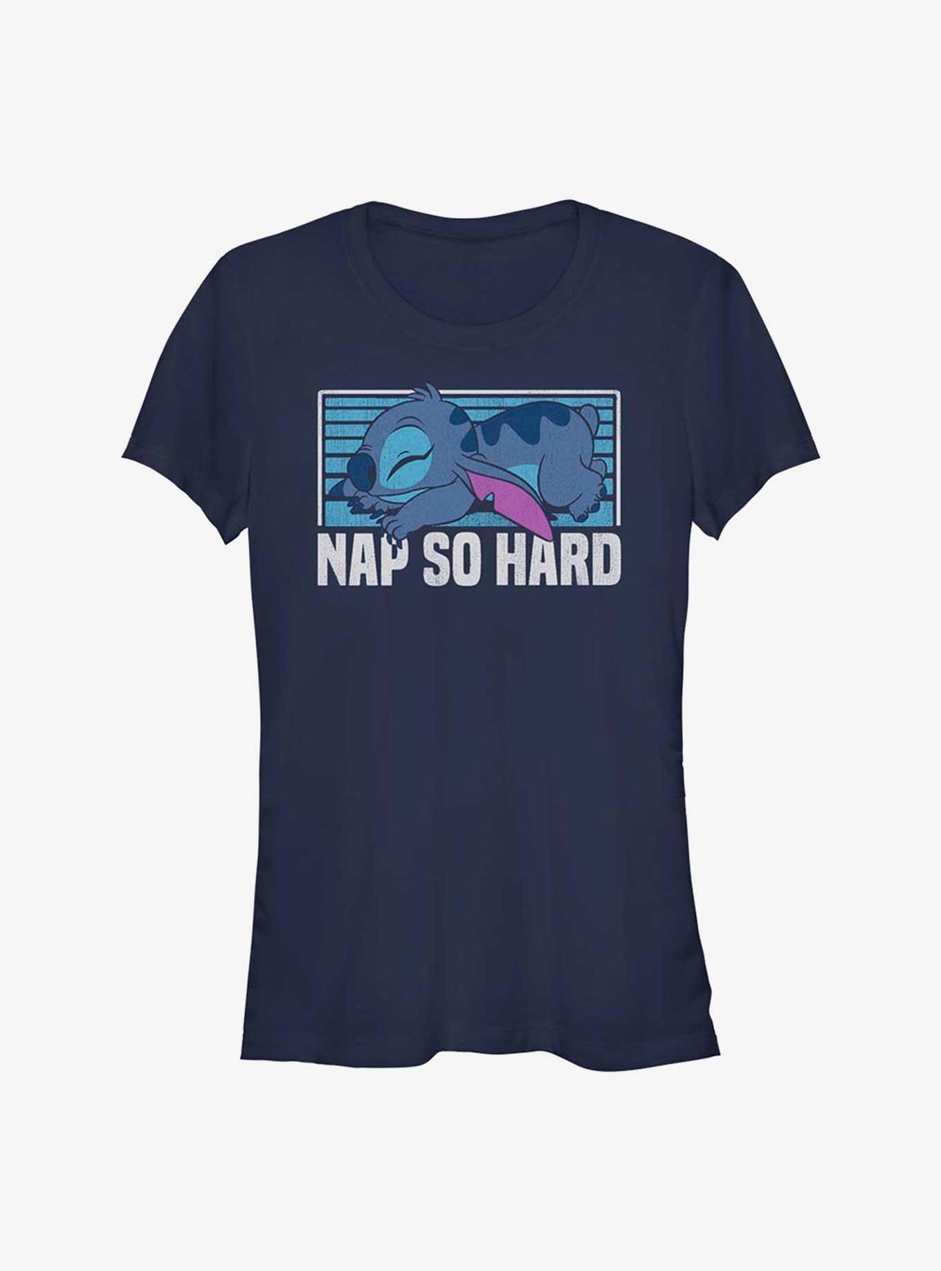 Disney Lilo & Stitch Nap Girls T-Shirt, NAVY, hi-res