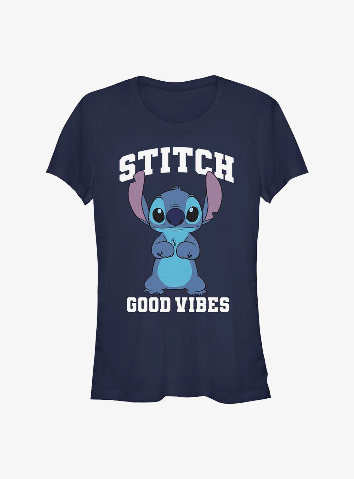 Disney Lilo & Stitch Good Vibes Girls T-Shirt, , hi-res