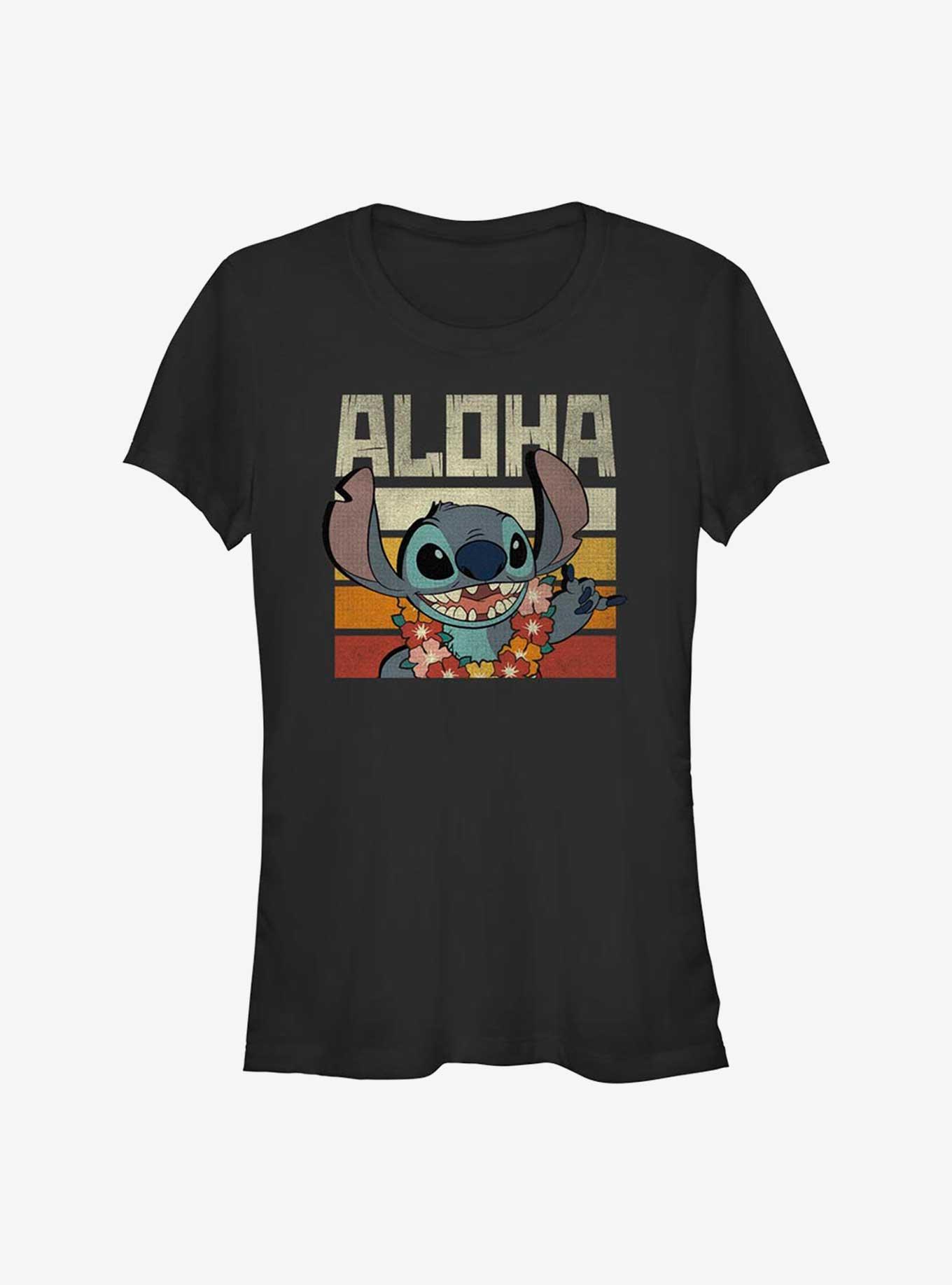 Disney Lilo & Stitch Says Aloha Girls T-Shirt, , hi-res