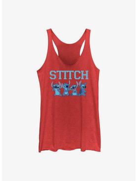 Dsny Lilo Stch The Stitches Happy Stitch Girls Raw Edge Tank, , hi-res