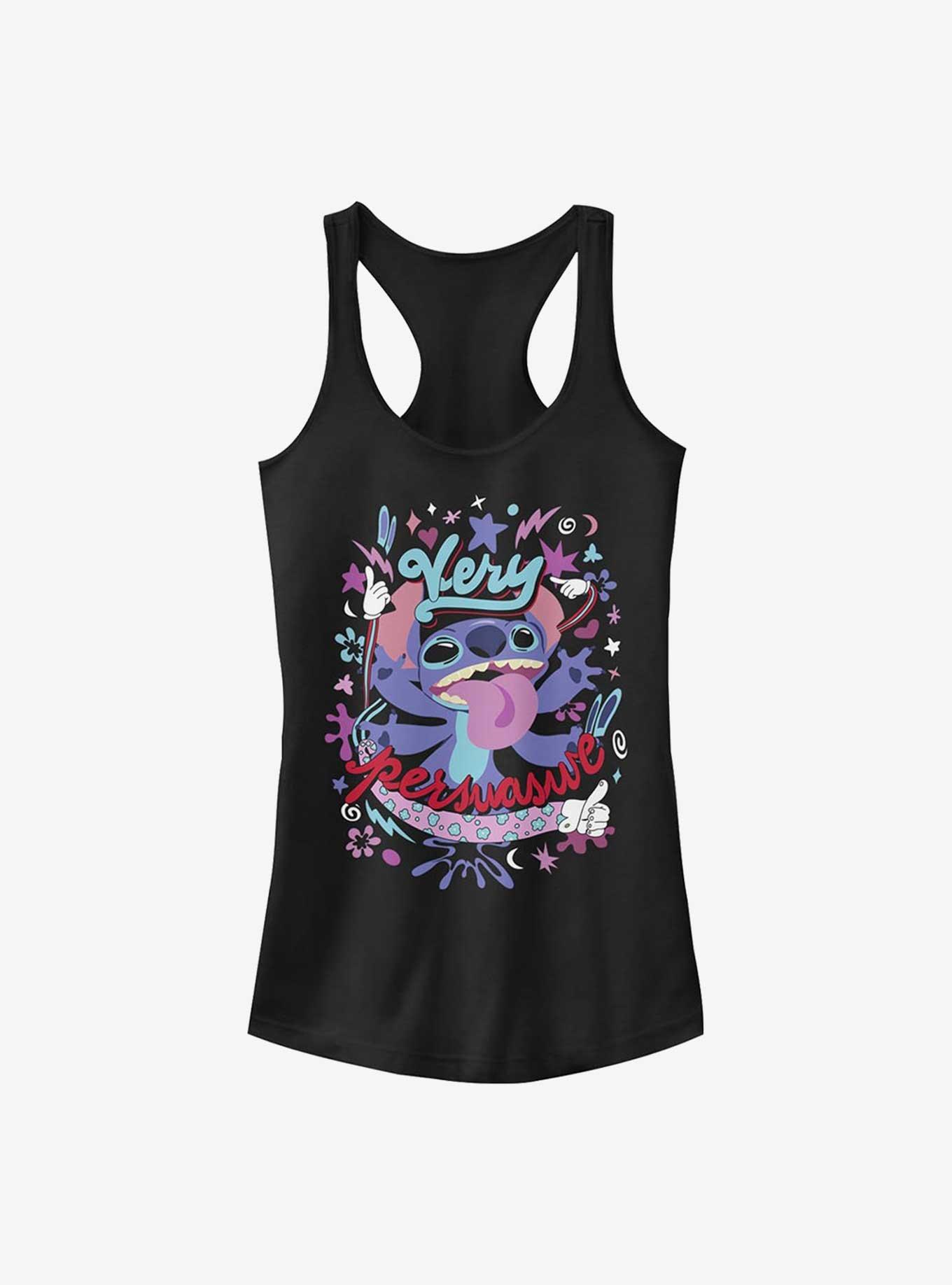 Disney Lilo & Stitch Very Persuasive Girls Tank, BLACK, hi-res