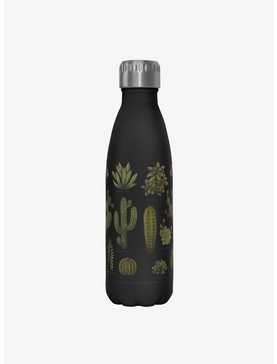 Botanical Cactus Stainless Steel Water Bottle, , hi-res