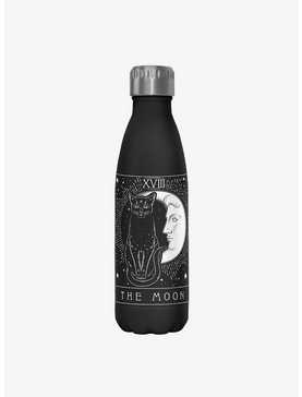 Tarot Moon Black Cat Stainless Steel Water Bottle, , hi-res