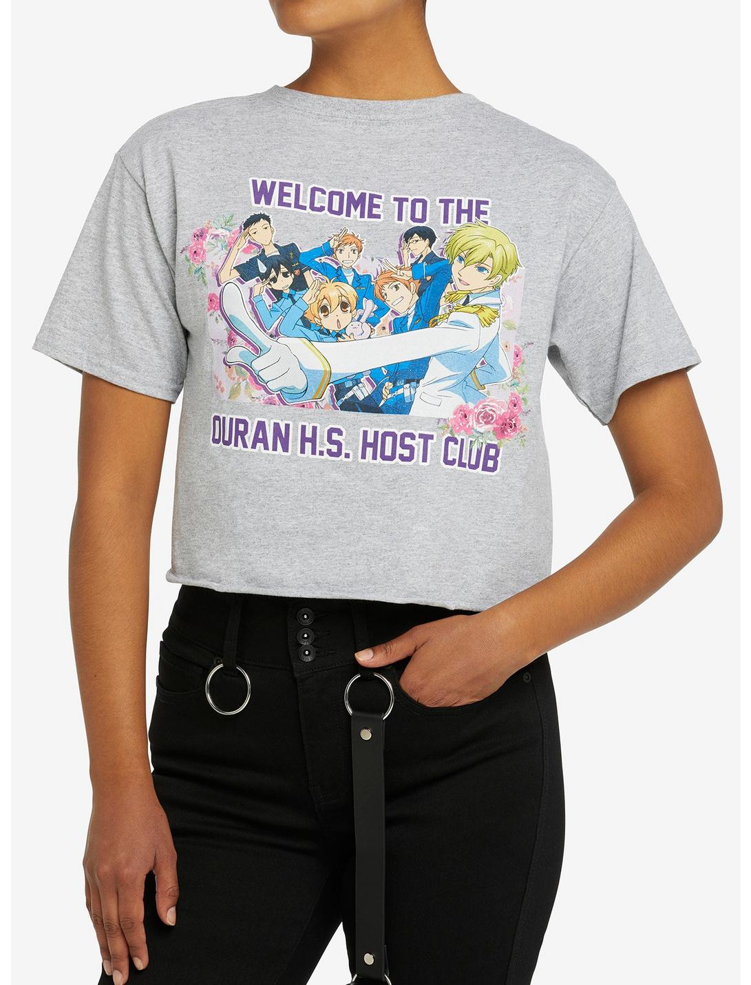 Ouran High School Host Club Academy Girls Crop T-Shirt, MULTI, hi-res