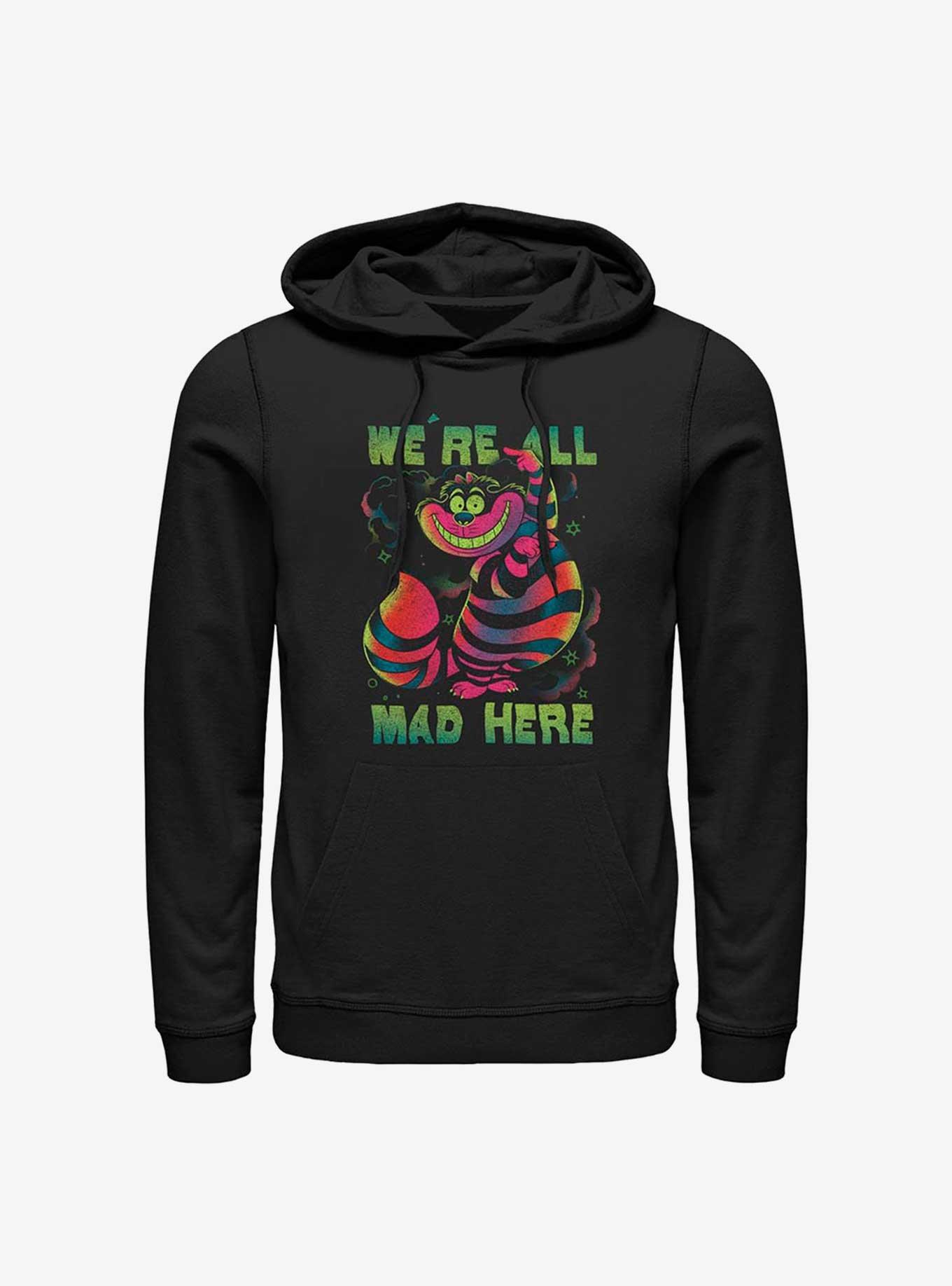 Disney Alice In Wonderland Cheshire Cat Rainbow Hoodie, , hi-res