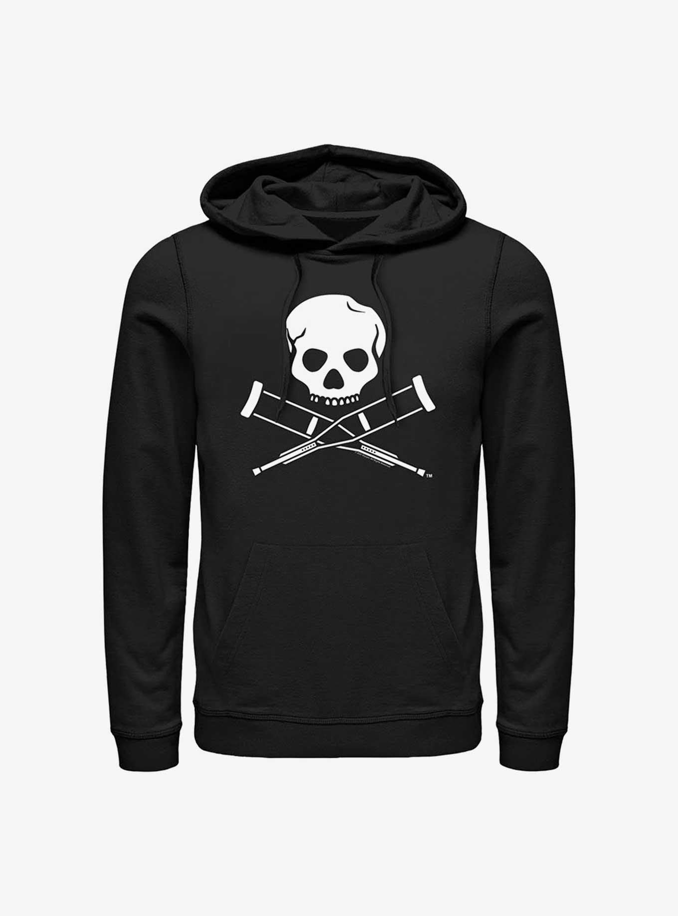 Jackass Skull Logo Hoodie, , hi-res