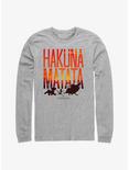 Disney The Lion King Sunset Hakuna Matata Long Sleeve T-Shirt, ATH HTR, hi-res