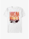 Disney The Lion King Sunset Hakuna Matata T-Shirt, WHITE, hi-res