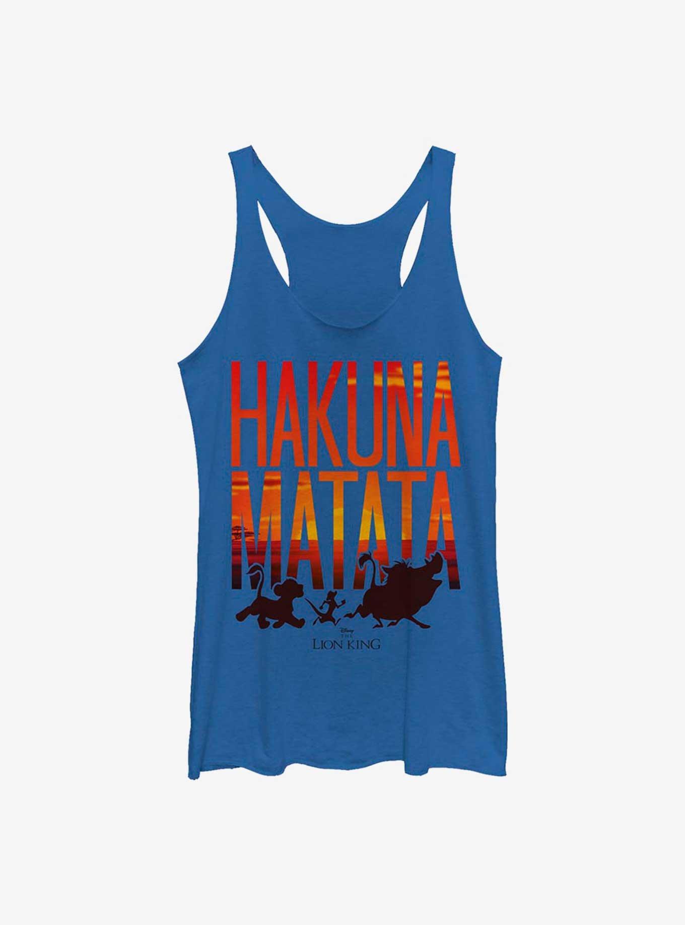 Disney The Lion King Sunset Hakuna Matata Womens Tank Top, , hi-res