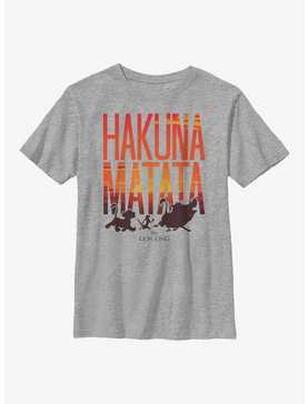 Disney The Lion King Sunset Hakuna Matata Youth T-Shirt, , hi-res