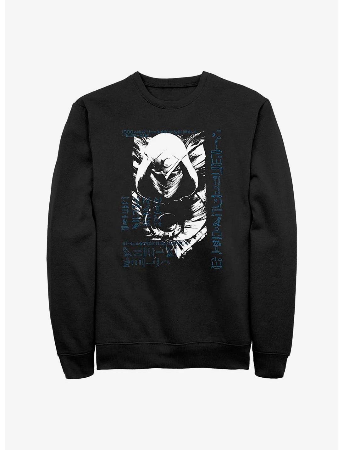 Marvel Moon Knight Grunge Sweatshirt, BLACK, hi-res