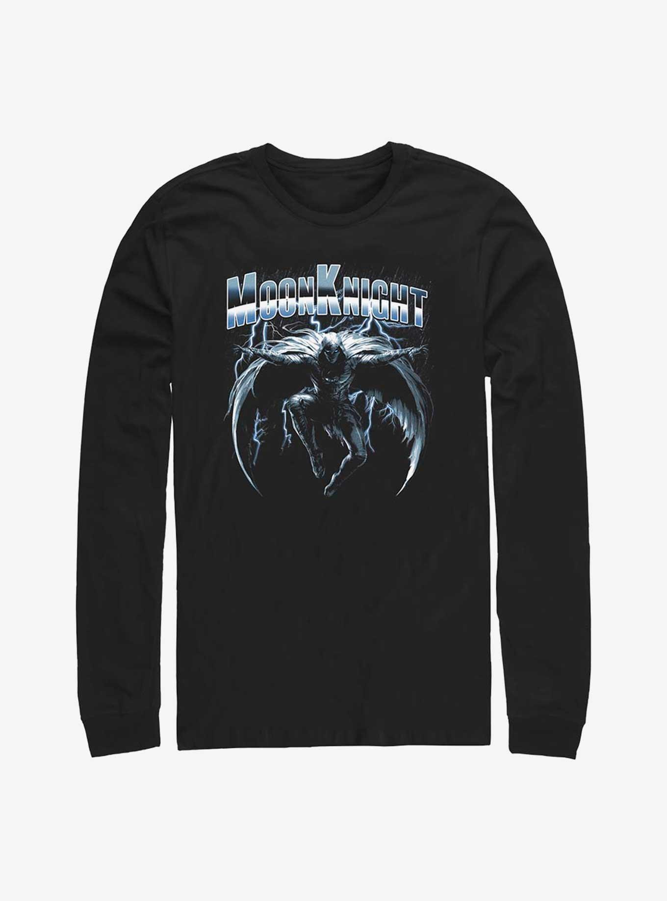 Marvel Moon Knight Dark Lightning Long Sleeve T-Shirt, , hi-res