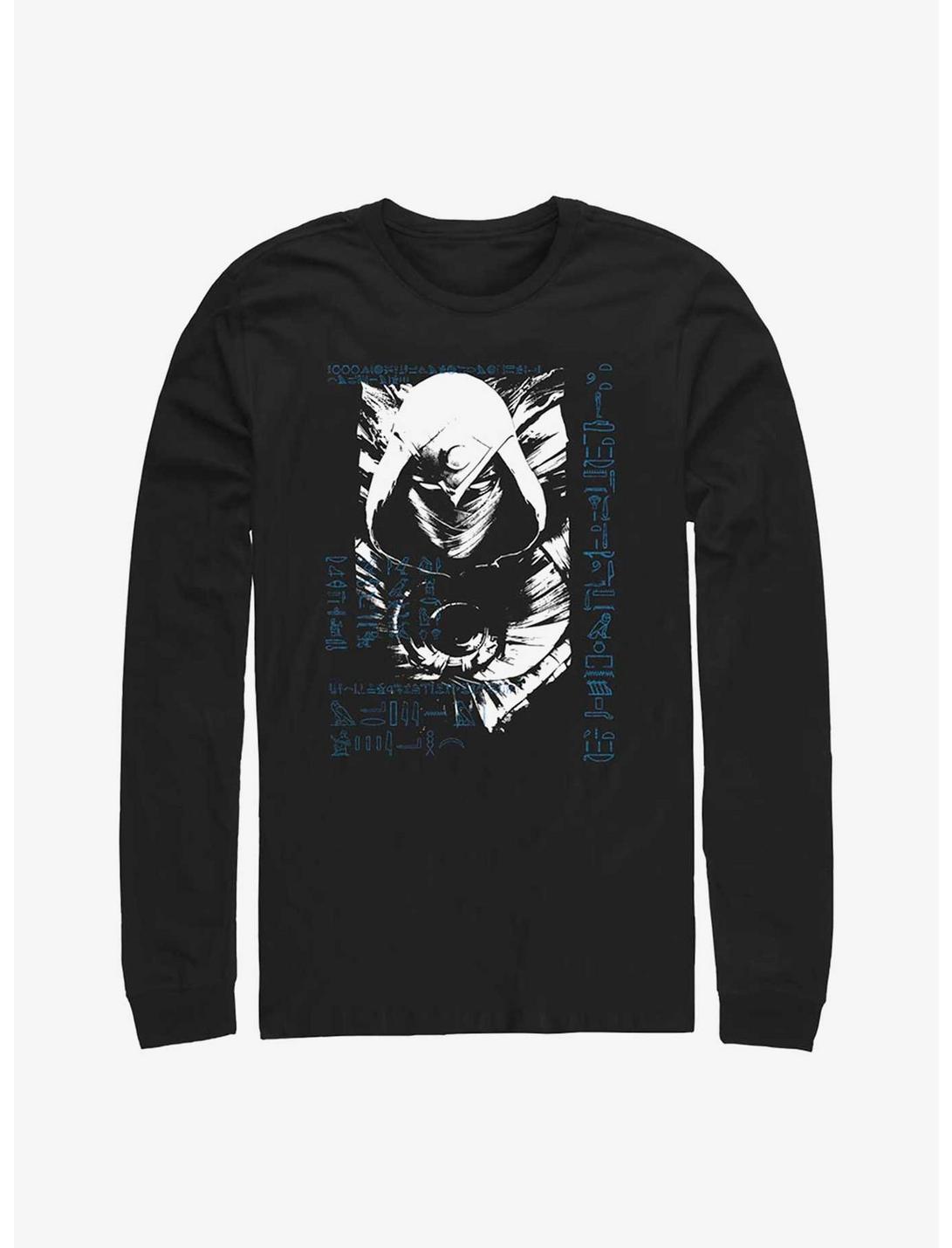 Marvel Moon Knight Grunge Long Sleeve T-Shirt, BLACK, hi-res