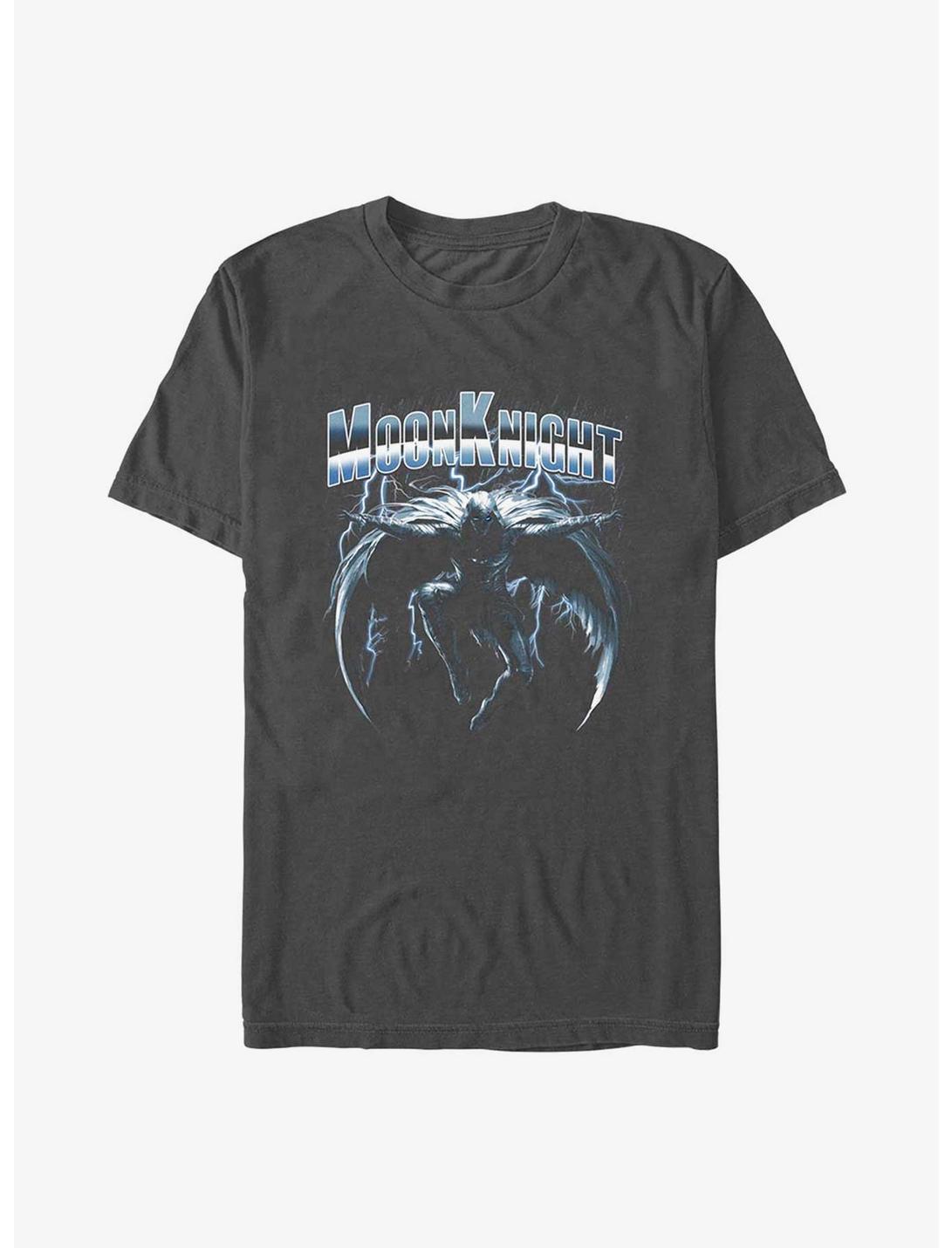 Marvel Moon Knight Dark Lightning T-Shirt, CHARCOAL, hi-res