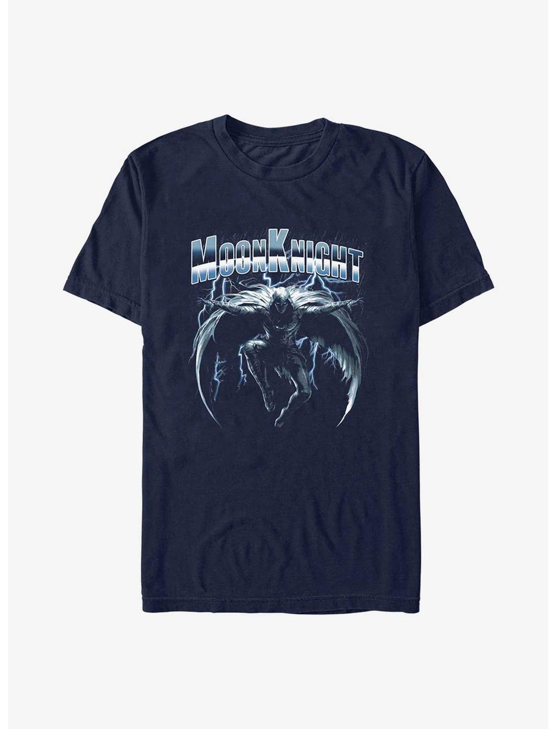 Marvel Moon Knight Dark Lightning T-Shirt, NAVY, hi-res