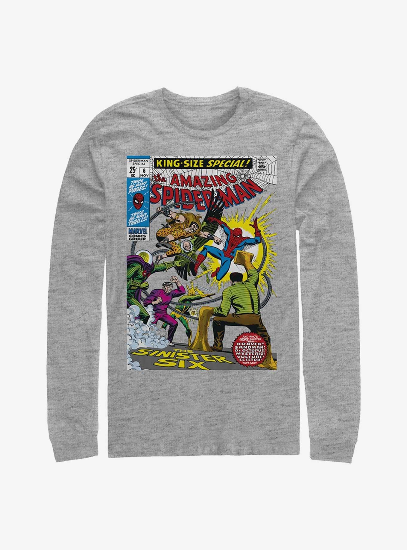 Marvel Spider-Man Sinister Six Comic Long Sleeve T-Shirt, , hi-res