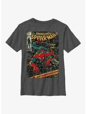 Marvel Spider-Man Comic Cover Youth T-Shirt, , hi-res