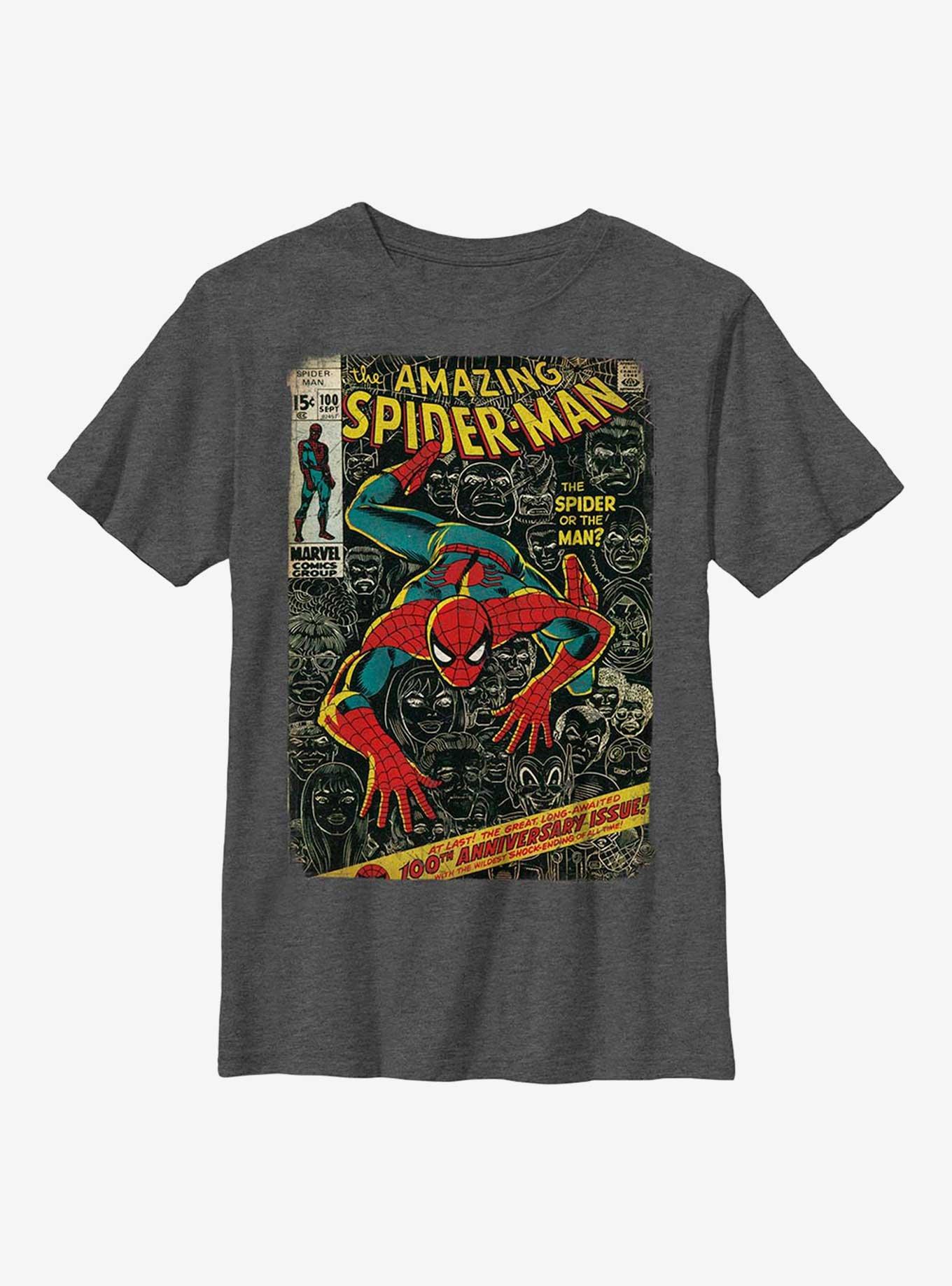 Marvel Spider-Man Comic Cover Youth T-Shirt, , hi-res
