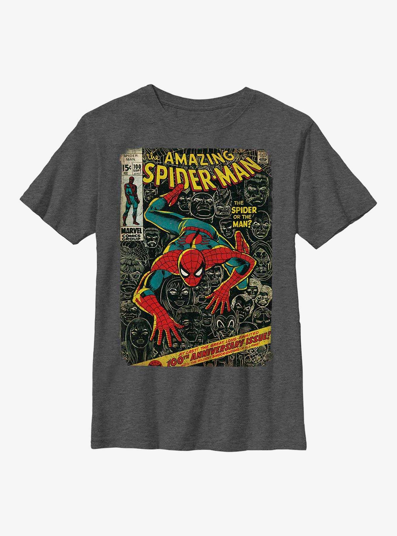 Marvel Spider-Man Comic Cover Youth T-Shirt, , hi-res