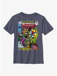 Marvel Spider-Man Sinister Six Comic Youth T-Shirt, NAVY HTR, hi-res