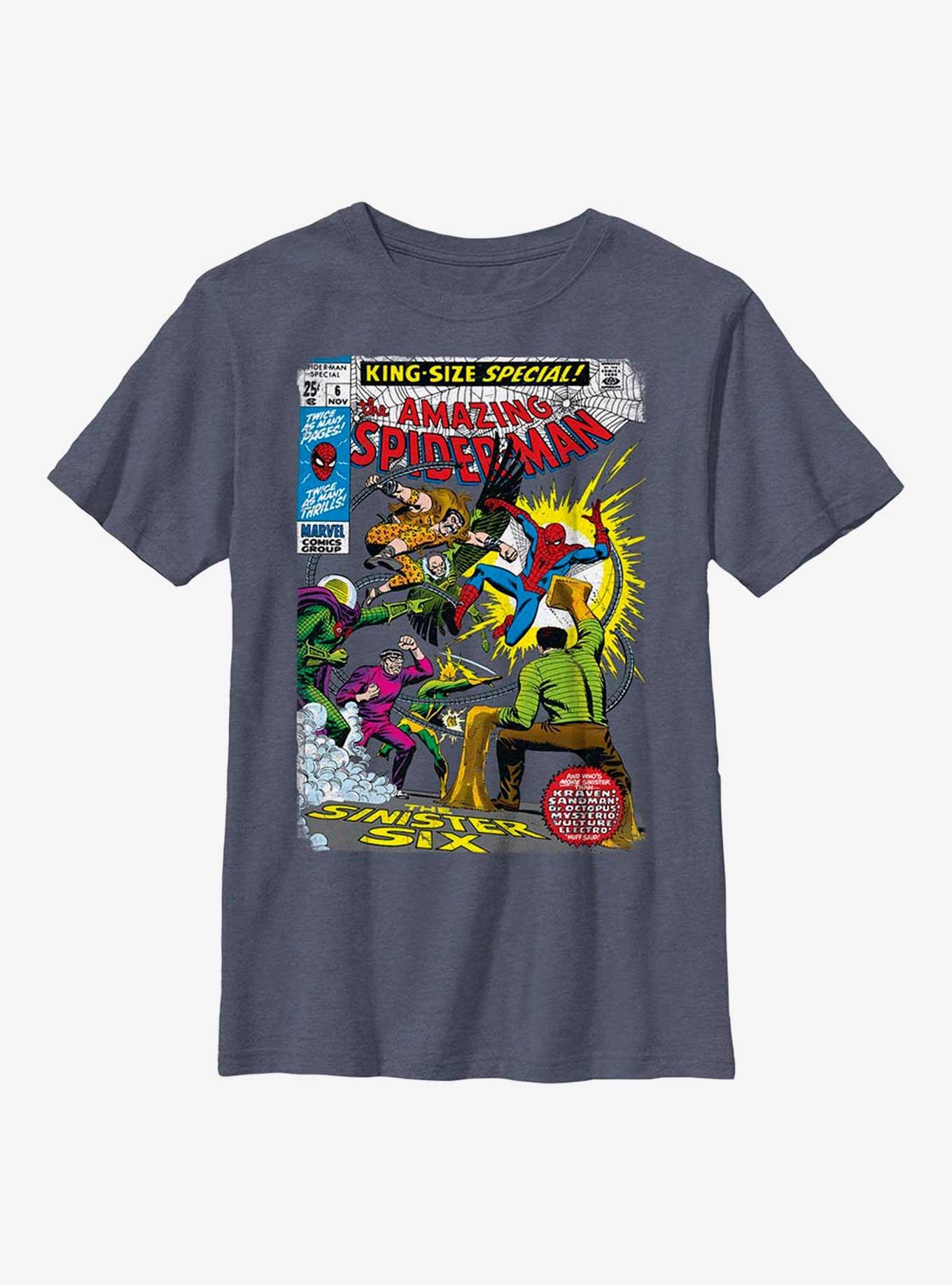 Marvel Spider-Man Sinister Six Comic Youth T-Shirt, , hi-res