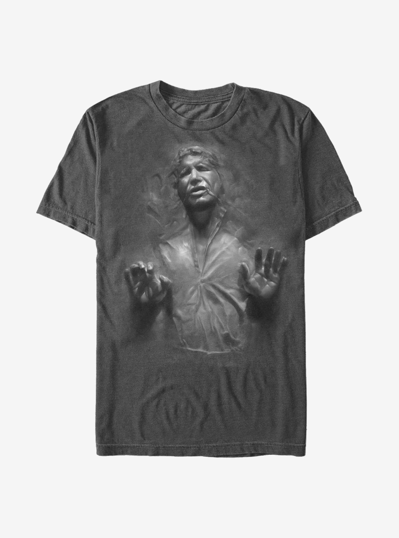 #STAR WARS #EPISODE 5#カーボナイト ハンソロ #Tシャツ Star Wars Han Solo Carbonite T-Shirt - BLACK | BoxLunch