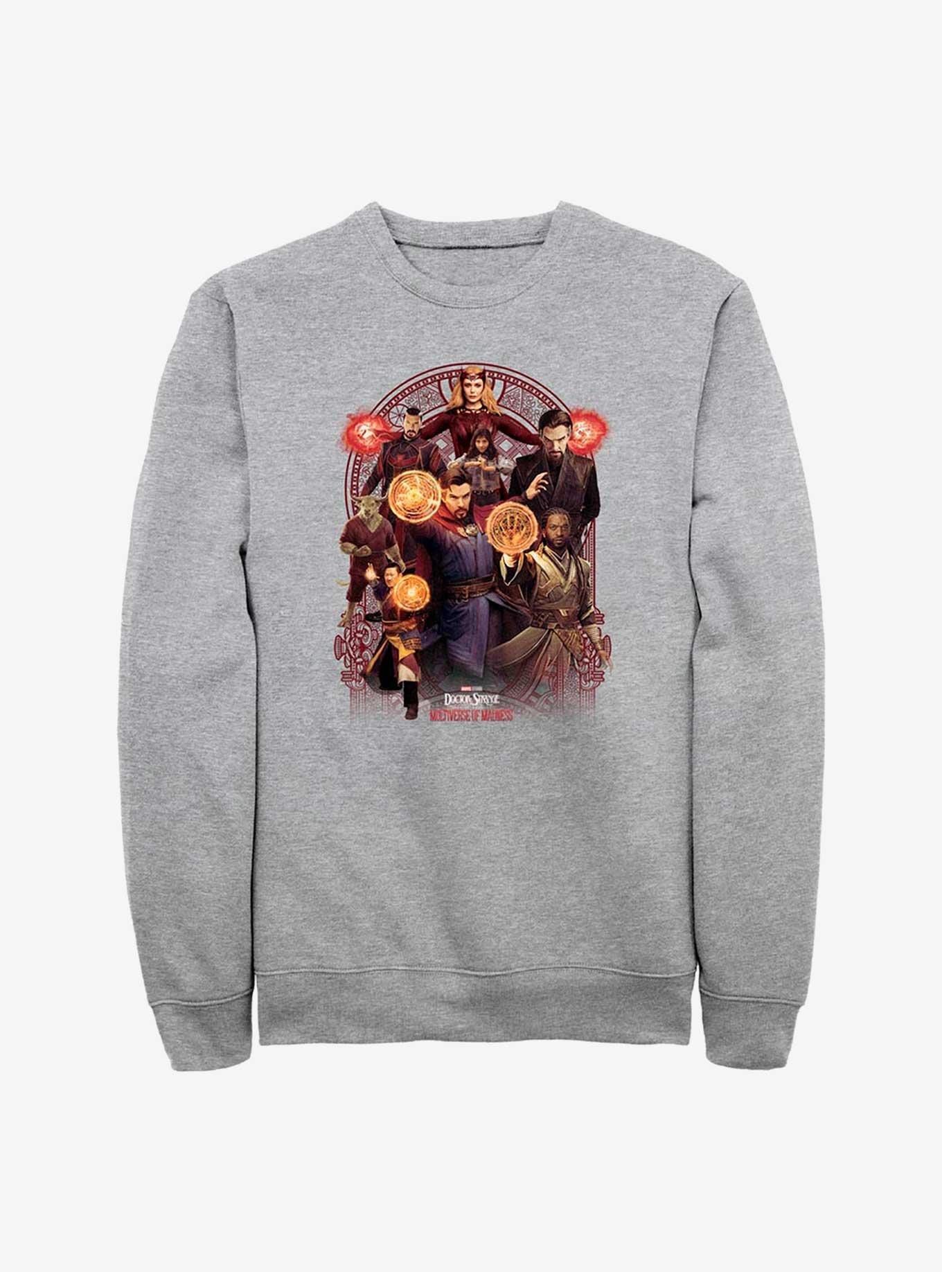 Marvel Doctor Strange In The Multiverse Of Madness Character Group Sweatshirt