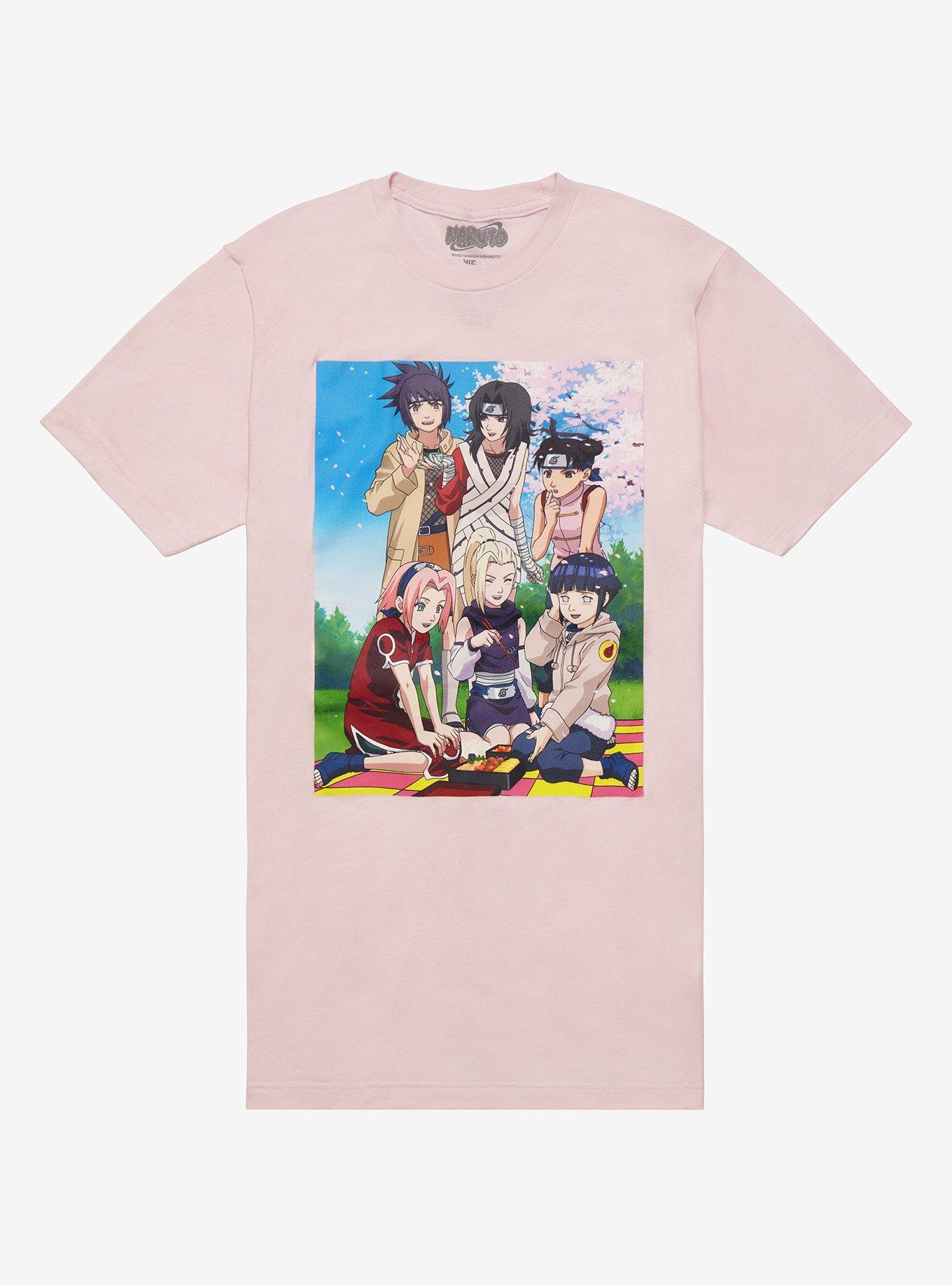 Naruto Shippuden Kunoichi Picnic Girls T-Shirt, MULTI, hi-res