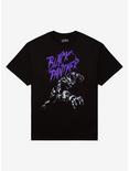 Marvel Black Panther Purple Sketch Boyfriend Fit Girls T-Shirt Plus Size, MULTI, hi-res