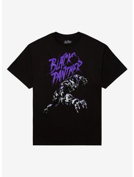 Marvel Black Panther Purple Sketch Boyfriend Fit Girls T-Shirt Plus Size, , hi-res