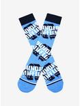 The Office Dunder Mifflin Allover Print Logo Crew Socks - BoxLunch Exclusive, , hi-res