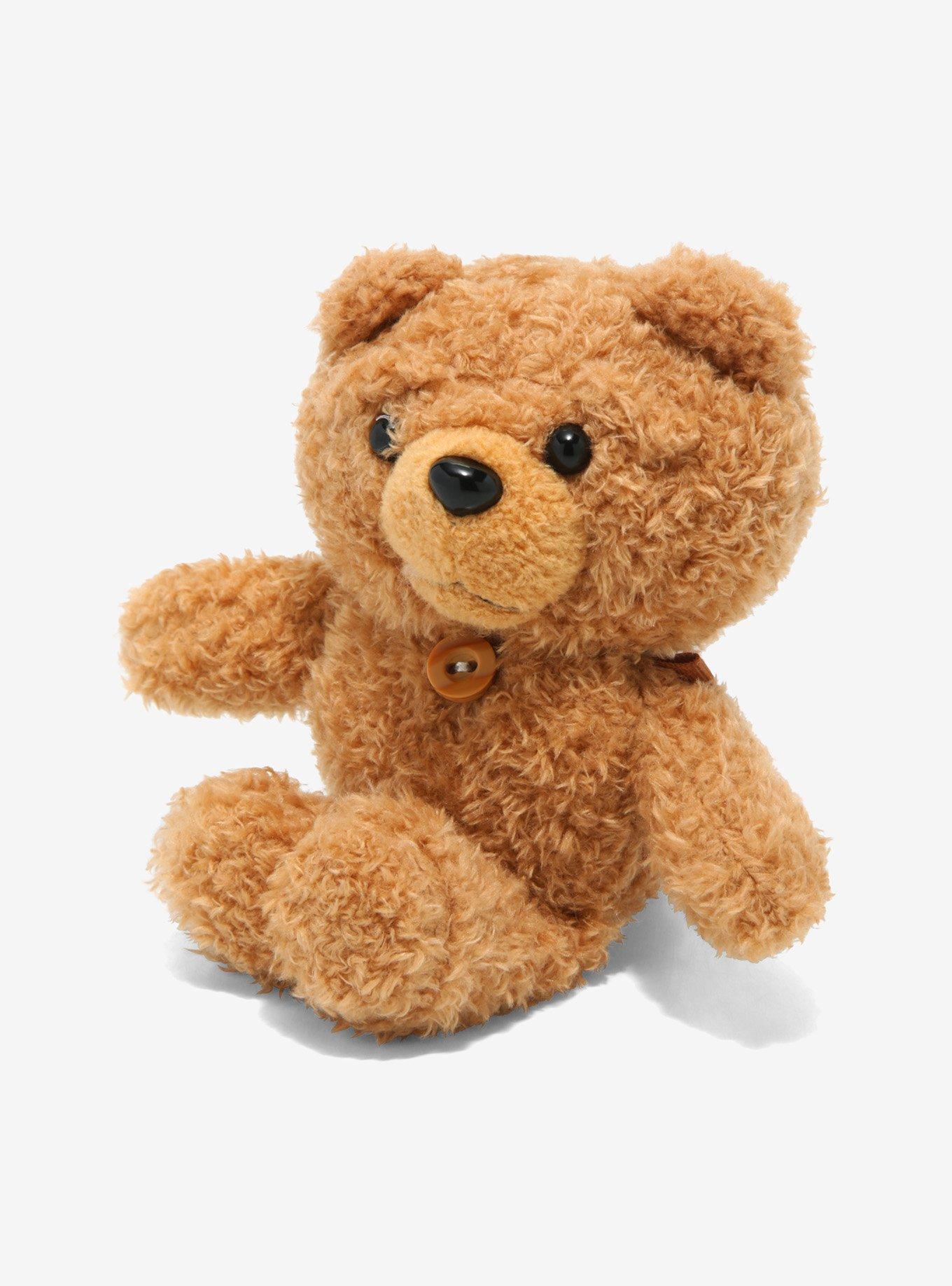 Fuzzy Teddy Bear Wireless Earbud Case Cover, , hi-res