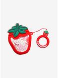 Strawberry Glitter Wireless Earbud Case Cover, , hi-res