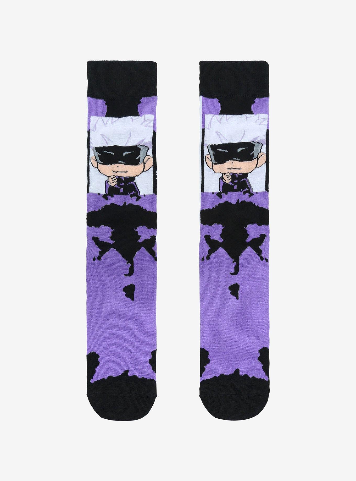 Jujutsu Kaisen Chibi Satoru Gojo Crew Socks, , hi-res