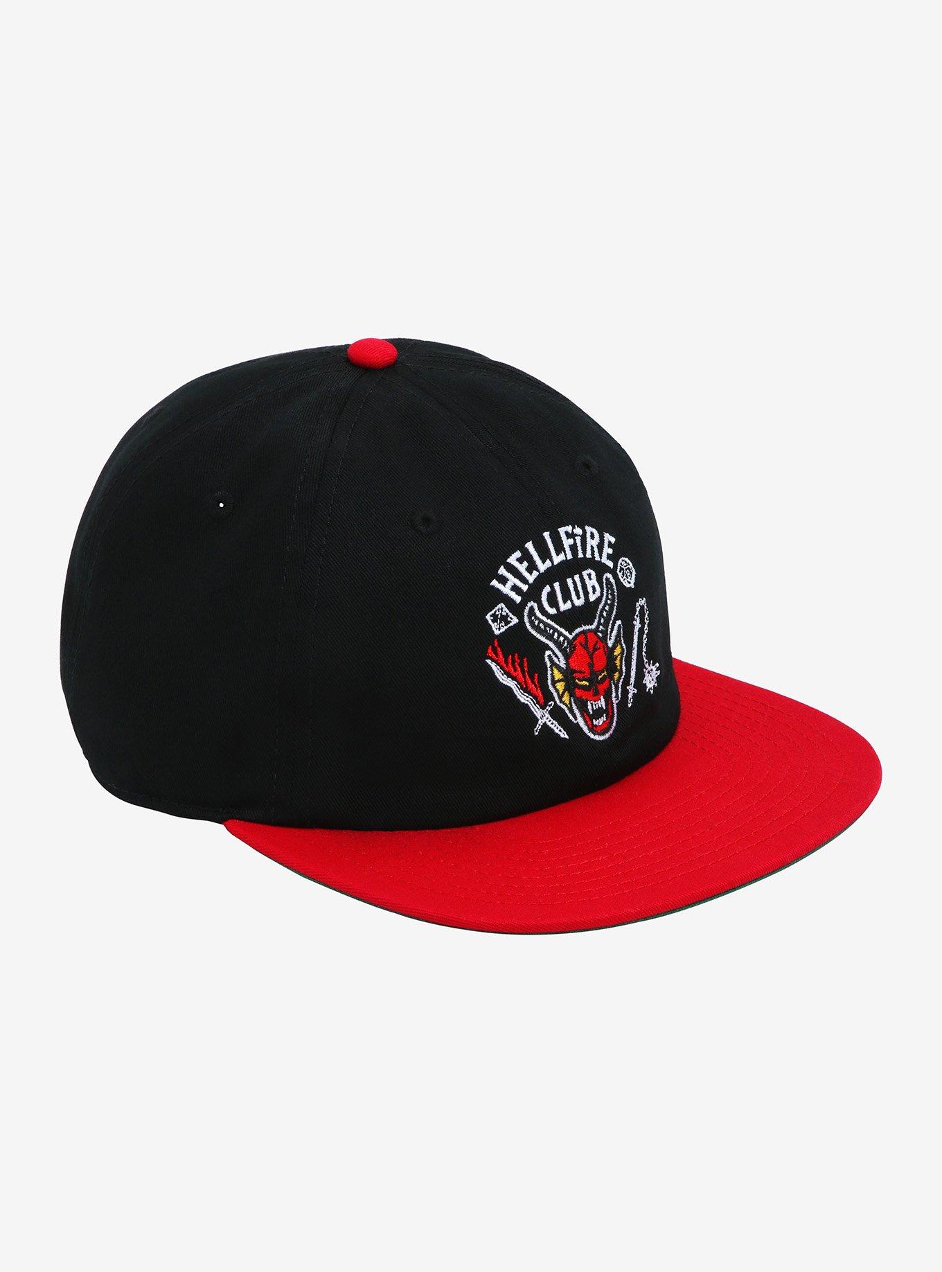 Stranger Things Hellfire Club Snapback Hat, , hi-res