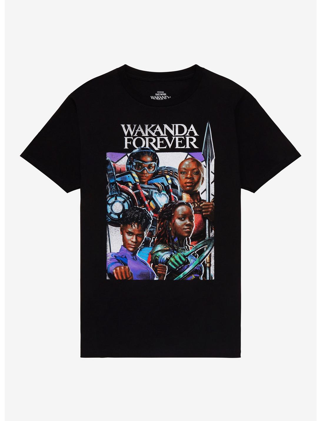 Marvel Black Panther: Wakanda Forever Girl Group Boyfriend Fit Girls T-Shirt, MULTI, hi-res