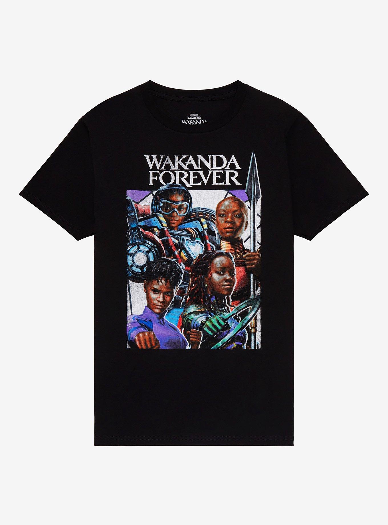 Marvel Black Panther: Wakanda Forever Girl Group Boyfriend Fit Girls T-Shirt, MULTI, hi-res