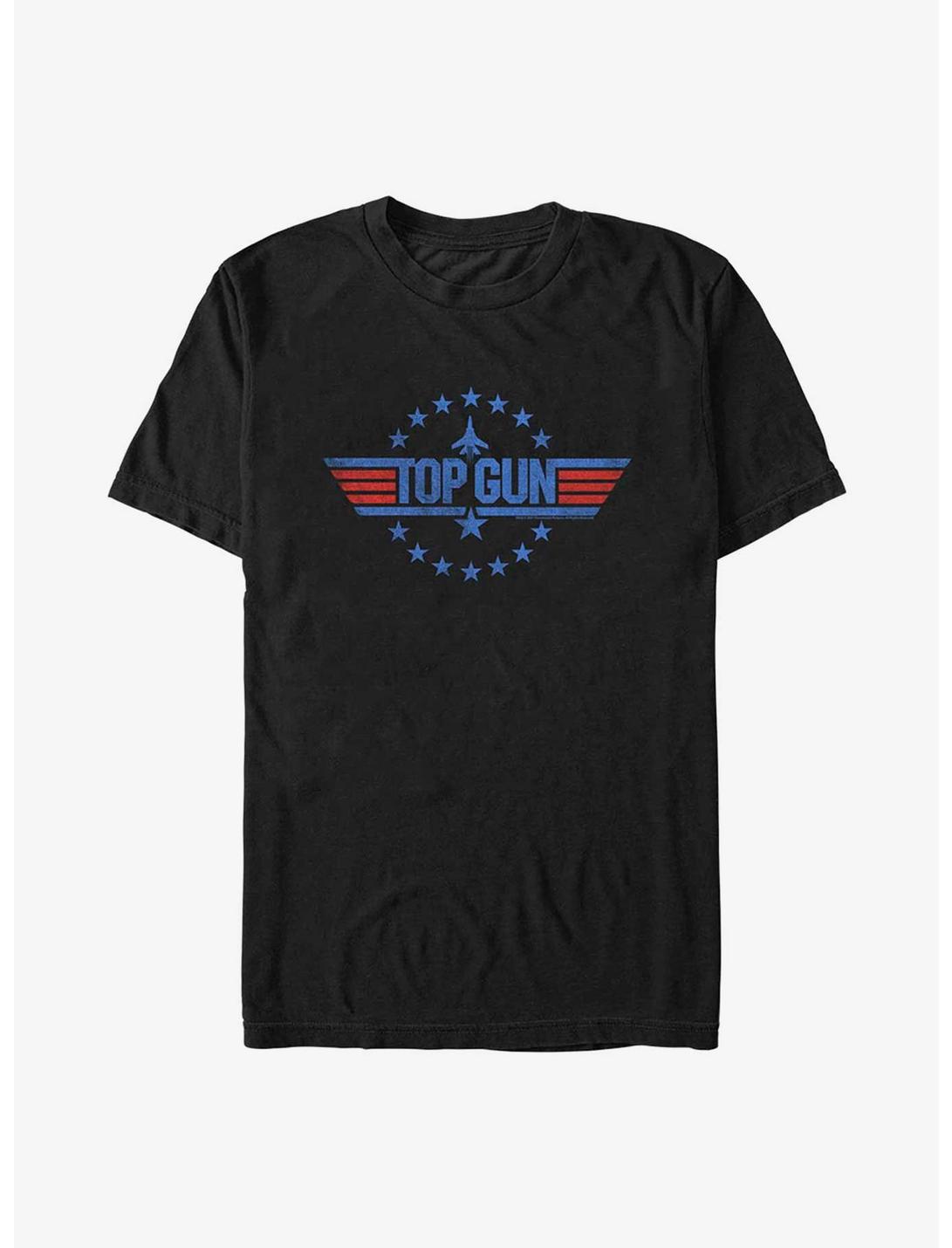 Top Gun: Maverick Top Gun Round Logo T-Shirt, BLACK, hi-res