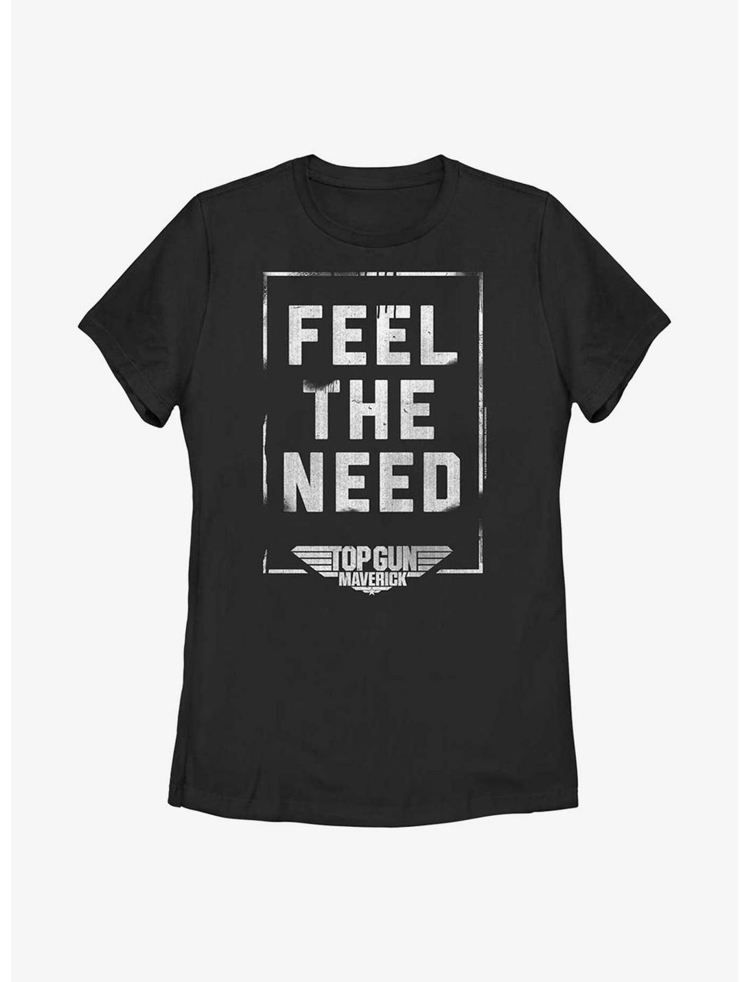 Top Gun: Maverick Feel The Need Womens T-Shirt, BLACK, hi-res