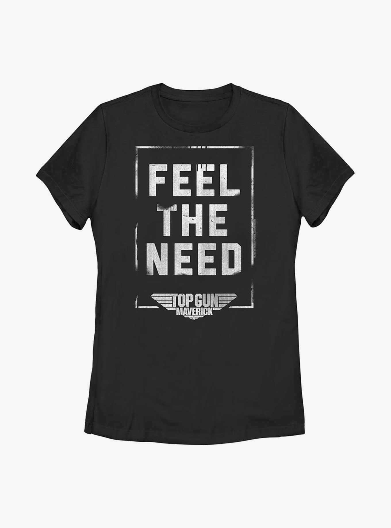 Top Gun: Maverick Feel The Need Womens T-Shirt, BLACK, hi-res