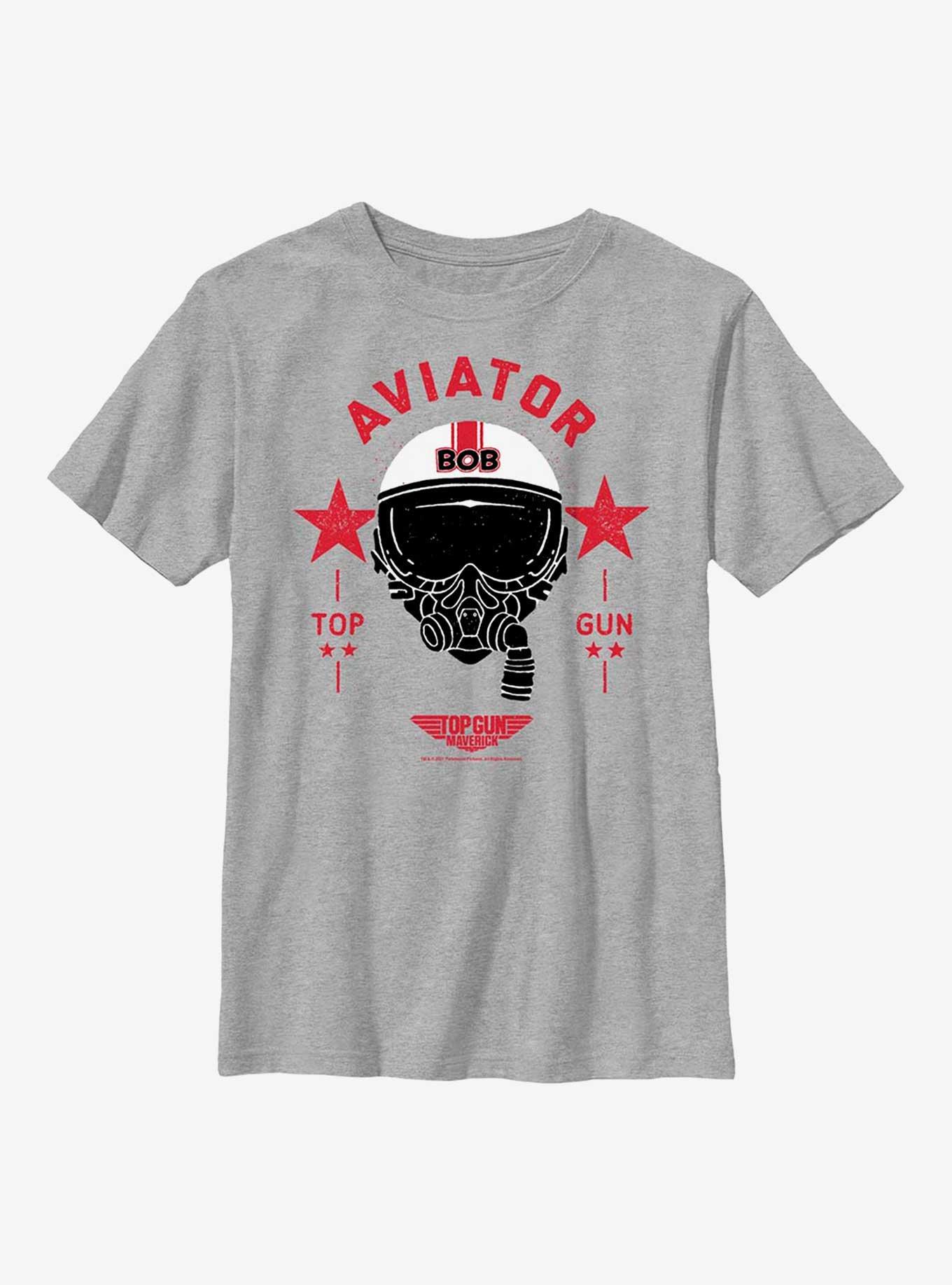 Top Gun: Maverick Bob Aviator Youth T-Shirt, ATH HTR, hi-res