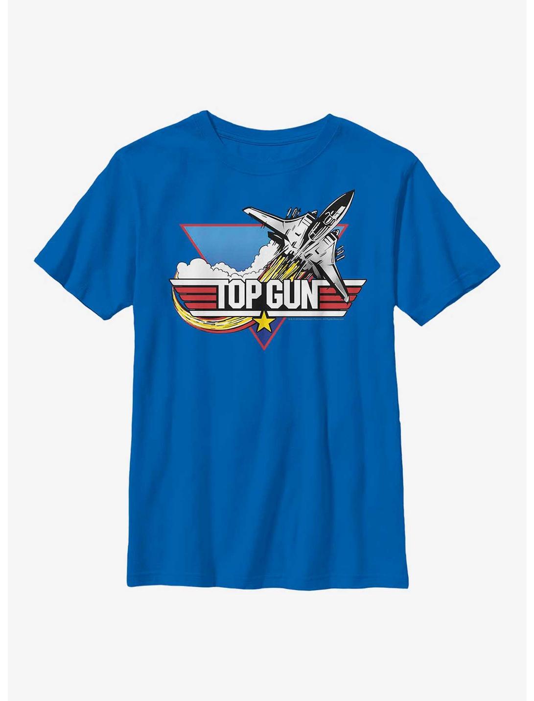 Top Gun: Maverick Jet Logo Youth T-Shirt, NAVY, hi-res