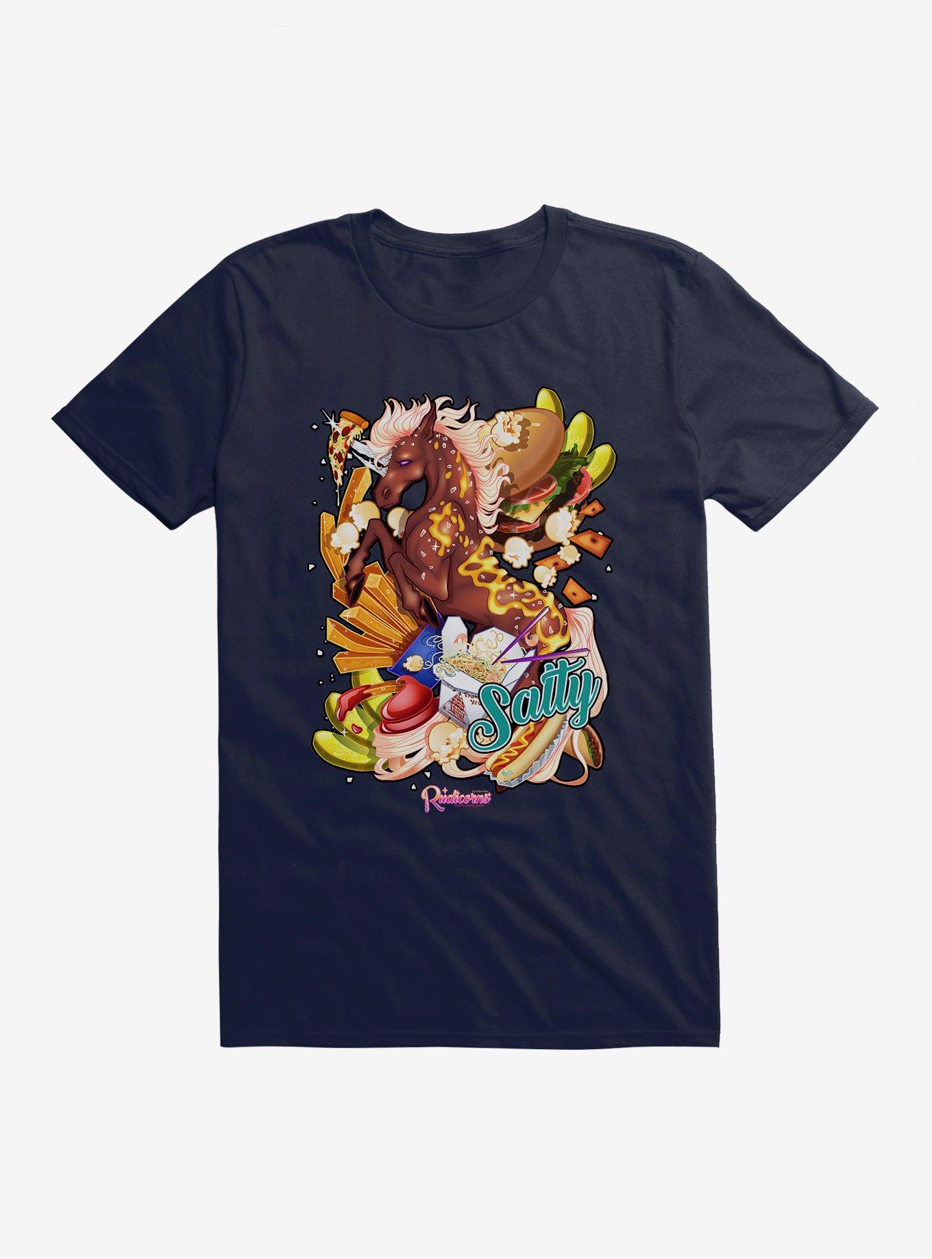 HT Creators: AsherBee Rudicorns Salty Foods Unicorn T-Shirt, , hi-res