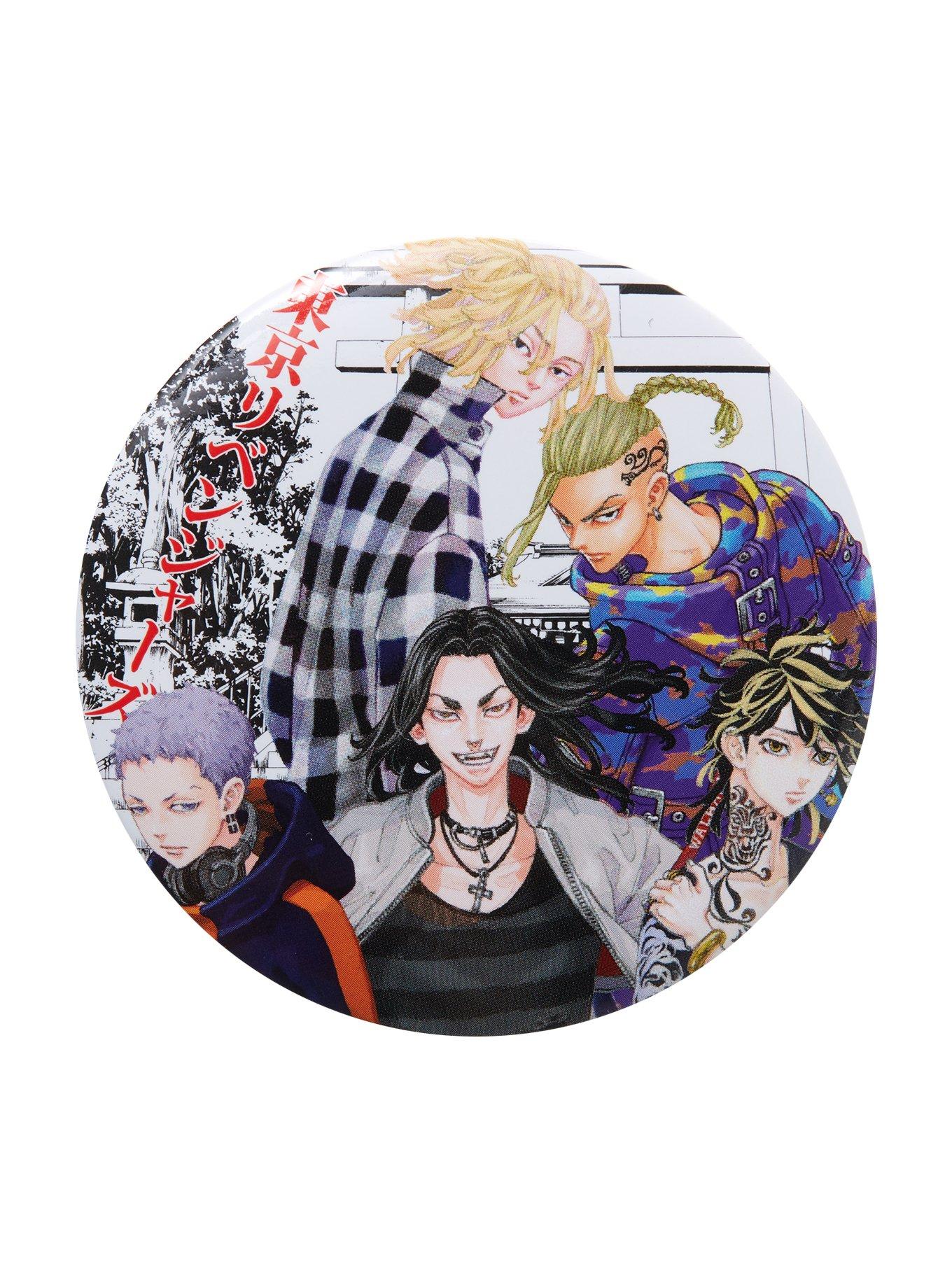 Tokyo Revengers Manga Group 3 Inch Button, , hi-res
