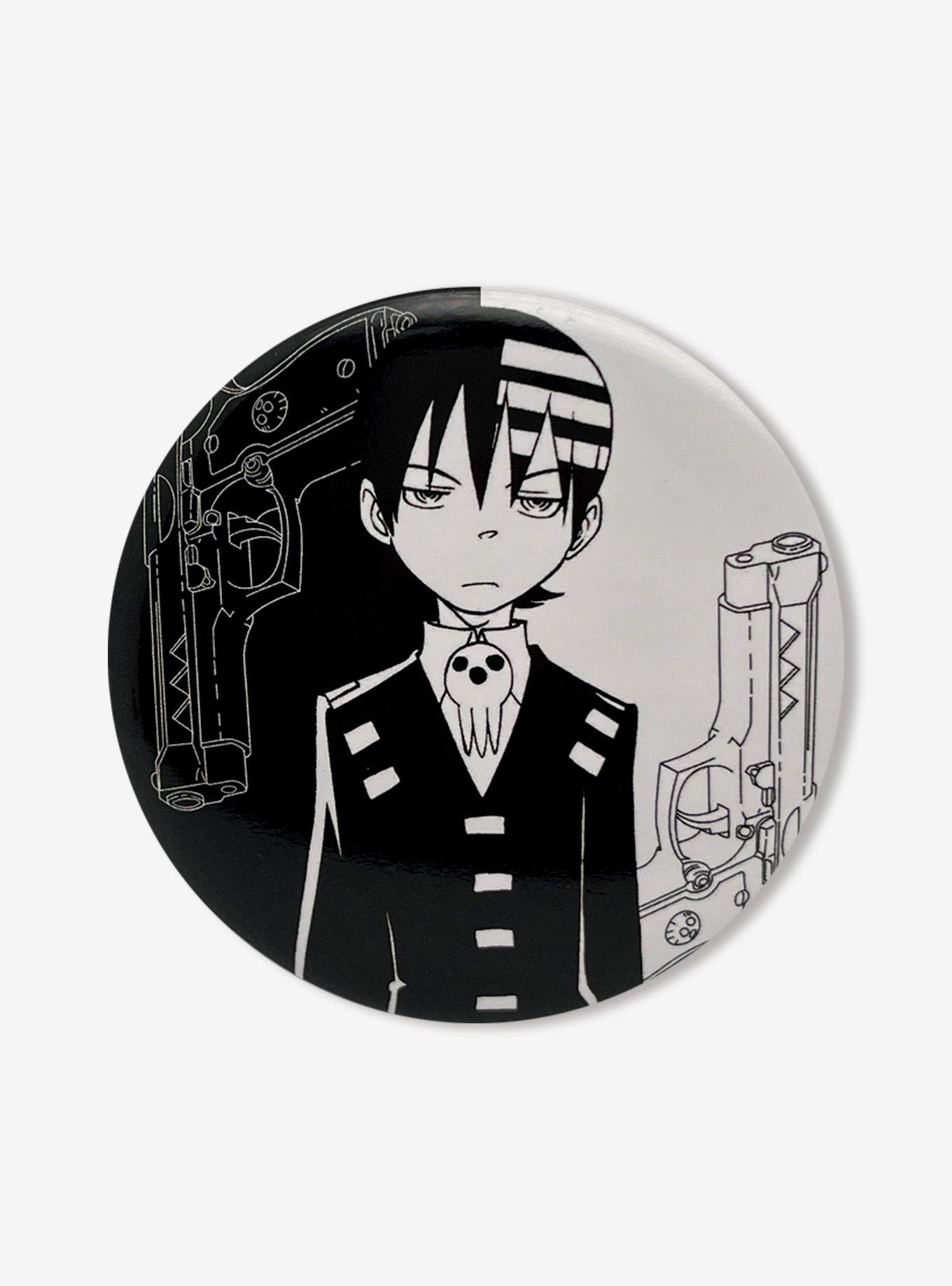 Soul Eater Death The Kid 3 Inch Button, , hi-res
